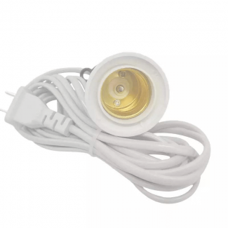 High-Class Flame-Retardant E27 Bulb Holder with 3m Cord, Switch, and Hook Price in Pakistan | LAPTAB