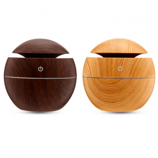Round Wooden Air Humidifier with Silent Operation, Essential Oil Diffuser, and Night Light Price in Pakistan | LAPTAB