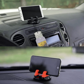 Rotatable Car Phone Holder Stand with 360-Degree Rotation and Anti-Slip Base Price in Pakistan | LAPTAB