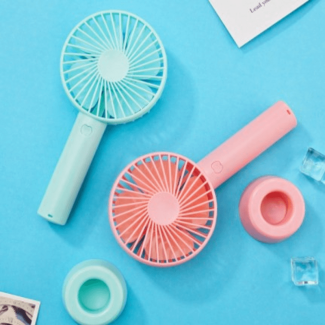 Portable Handheld Mini Rechargeable USB Fan with 3 Speeds and Removable Base for Travel Price in Pakistan | LAPTAB