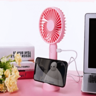 Portable Handheld Mini Rechargeable USB Fan with 3 Speeds and Removable Base for Travel Price in Pakistan | LAPTAB