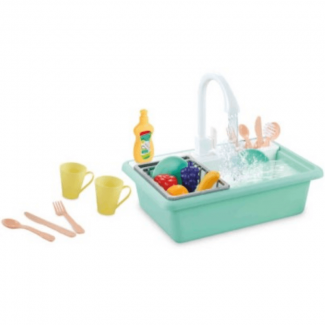 Wash-Up Electric Kitchen Sink Kids Play Toy with Automatic Water Pump and Safe ABS Material Price in Pakistan | LAPTAB