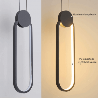 Modern Black Nordic Pendant Light Fixture for Bedroom, Dining, and Study Room Price in Pakistan | LAPTAB