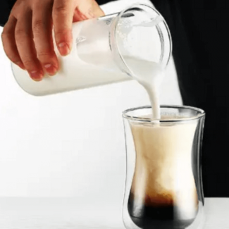 Automatic Milk Frother 450ml with Borosilicate Glass Pitcher, One-Touch Operation, Dishwasher Safe Price in Pakistan | LAPTAB