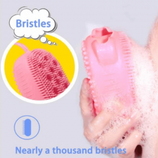 Deep Cleaning Silicone Bath Brush with Double-Sided Massage Bristles, BPA Free Price in Pakistan | LAPTAB
