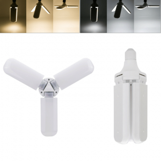Foldable Fan Blade LED Garage Lights with 4 Adjustable Panels, 360? Coverage Price in Pakistan | LAPTAB