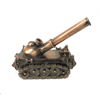 Metal Tank Replica Model, Realistic Detailed 7-Inch Durable Metal Gift