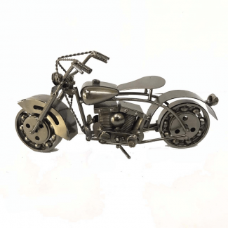 Harley Bike Model Miniature - Realistic Metal, Eco-Friendly, Medium Size Gift