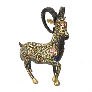 Markhor Miniature Statue Metal Figurine, Realistic Detailed Eco-Friendly Gift Price in Pakistan | LAPTAB