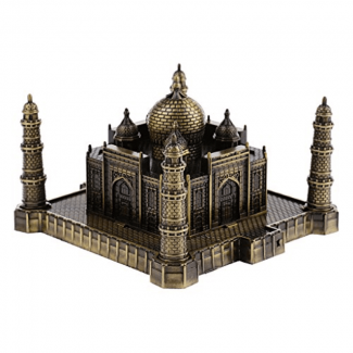 Taj Mahal Detailed Replica Model - 2.5 x 3.2 Inch Decorative Gift and Educational Piece