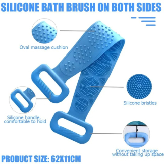 Silicone Massage Scrubber Belt for Back Cleansing and Blood Circulation Massage Price in Pakistan | LAPTAB