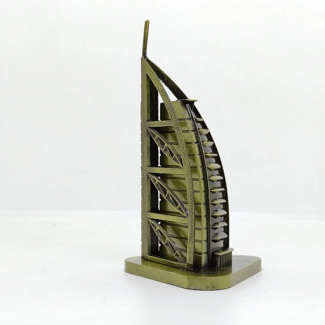 Burj Al Arab Metal Model Souvenir, Detailed 5x3.1 inch Decorative Piece Price in Pakistan | LAPTAB