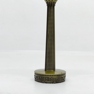 Milad Tower Miniature Model, 7-Inch Detailed Metal Decoration and Photography Prop Price in Pakistan | LAPTAB