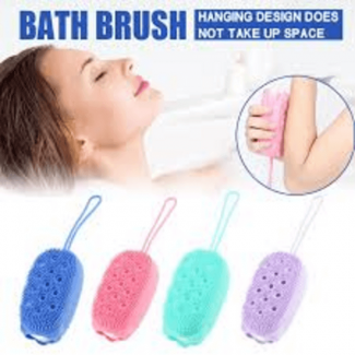 Bubbles Bath Brush with Soft Bristles and Ergonomic Handle for All Skin Types Price in Pakistan | LAPTAB