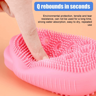 Bubbles Bath Brush with Soft Bristles and Ergonomic Handle for All Skin Types Price in Pakistan | LAPTAB