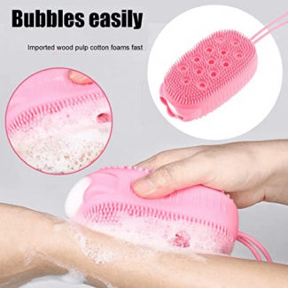 Bubbles Bath Brush with Soft Bristles and Ergonomic Handle for All Skin Types Price in Pakistan | LAPTAB