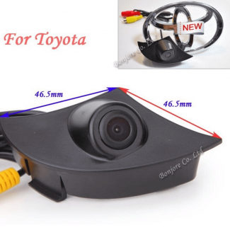Toyota Corolla Front Logo Camera, Waterproof HD Color CCD, Wide Angle, DC 12V Price in Pakistan | LAPTAB