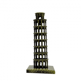 Leaning Tower of Pisa Statue Metal Model 7.5x3 Inch Shelf Decoration Price in Pakistan | LAPTAB
