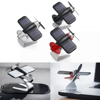 Solar Car Small Airplane Fan with Solar Wing System and Zinc Alloy Body Price in Pakistan | LAPTAB