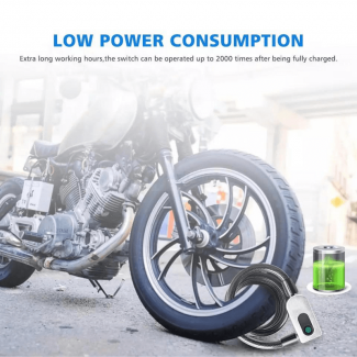 Smart Bike USB Fingerprint Lock Cable with Stainless Steel, Waterproof, Rechargeable Price in Pakistan | LAPTAB