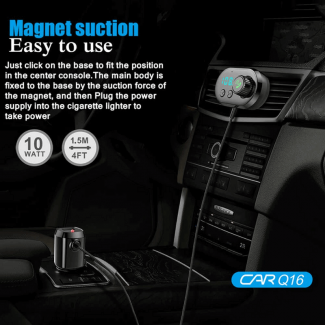 Car Q16 Bluetooth MP3 Player with Aroma Air Freshener and Magnetic Mount Price in Pakistan | LAPTAB