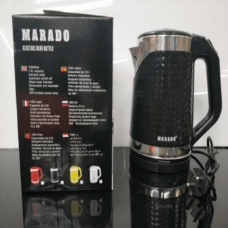 Marado MA-6821 Electric Kettle, Stainless Steel, Auto Shut-Off, Wide Mouth Price in Pakistan | LAPTAB