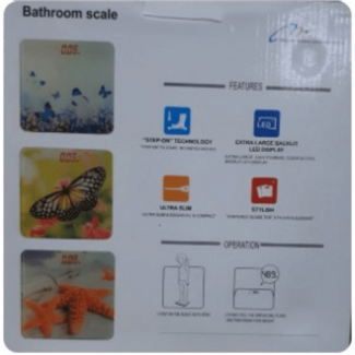 Bathroom Digital Body Weight Scale with 150kg Capacity, 4 Sensor Accuracy, LED Display, Tempered Glass, Non-Slip Base Price in Pakistan | LAPTAB