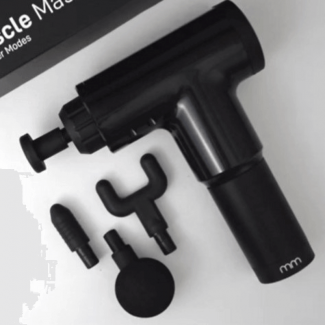 Mm Muscle Massager Gun with 6 Speeds, 4 Heads, Noise Reduction, Rechargeable Battery Price in Pakistan | LAPTAB