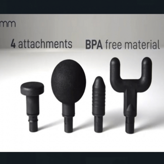 Mm Muscle Massager Gun with 6 Speeds, 4 Heads, Noise Reduction, Rechargeable Battery Price in Pakistan | LAPTAB
