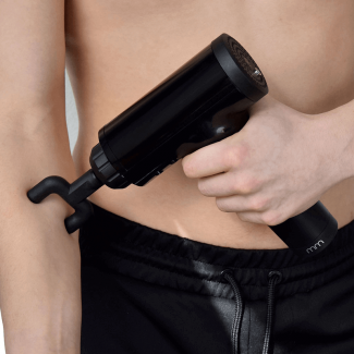 Mm Muscle Massager Gun with 6 Speeds, 4 Heads, Noise Reduction, Rechargeable Battery Price in Pakistan | LAPTAB