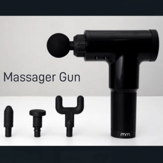 Mm Muscle Massager Gun with 6 Speeds, 4 Heads, Noise Reduction, Rechargeable Battery Price in Pakistan | LAPTAB
