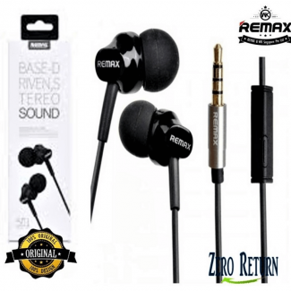 Remax RM-501 Base Driven Stereo Handsfree Earphones with Mic and One-Touch Control Price in Pakistan | LAPTAB
