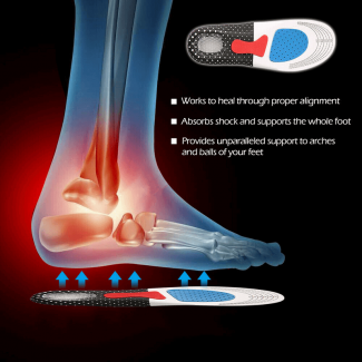 Caresole Plantar Fasciitis Insoles with Arch Support for Heel, Knee & Back Pain Relief Price in Pakistan | LAPTAB