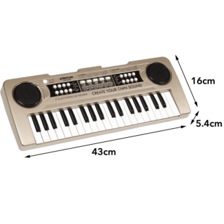 37 Keys Electronic Piano Keyboard with Microphone, 8 Tones, Demo Songs, and Recording Features for Kids Price in Pakistan | LAPTAB
