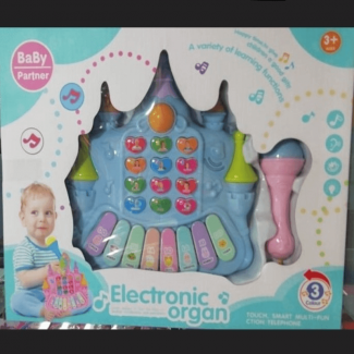 Castle Baby Learning Phone Piano Organ with LED and Microphone for Kids Price in Pakistan | LAPTAB