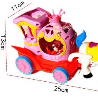 Magic Carriage Music & Light Horse Carriage Toy with Flashing Lights and Bump & Go Action Price in Pakistan | LAPTAB