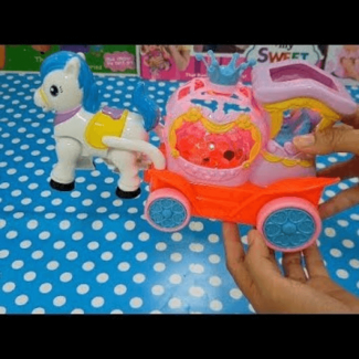 Magic Carriage Music & Light Horse Carriage Toy with Flashing Lights and Bump & Go Action Price in Pakistan | LAPTAB