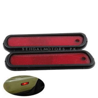 Car Reflector Light JDM Type LED Waterproof ABS Plastic Universal 12V