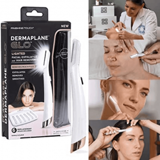 Finishing Touch Flawless Derma Plane Glo with LED Light for Facial Exfoliation and Peach Fuzz Removal Price in Pakistan | LAPTAB