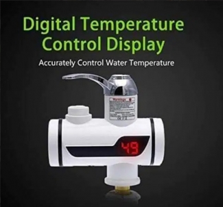 Instant Water Electric Geyser with Temperature Control and LED Display for Bathroom and Kitchen Price in Pakistan | LAPTAB