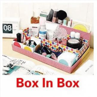 DIY Cosmetic Organizer Made of High-Quality Paper Craft for Makeup and Small Items Storage Price in Pakistan | LAPTAB