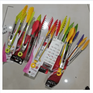 Kitchen Tongs for Food Serving Pack of Six