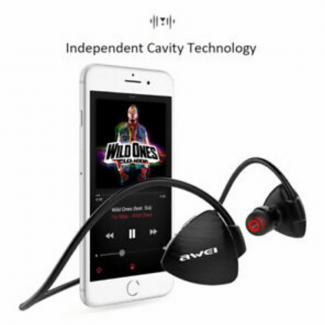 Awei A847BL Bluetooth Earbuds Wireless Earphone with Ear Hook, 6H Battery, Waterproof Price in Pakistan | LAPTAB