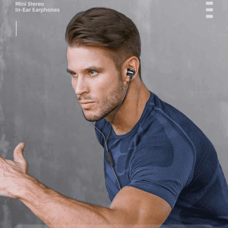 Awei PC2 Wired Earphones with Built-In Microphone, Lightweight In-Ear Stereo, Black Price in Pakistan | LAPTAB