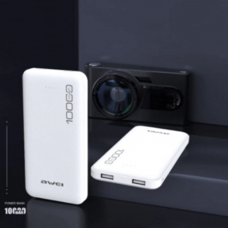 Awei P28K 10000mAh Power Bank with Fast Charging, Dual Ports, LED Display Price in Pakistan | LAPTAB