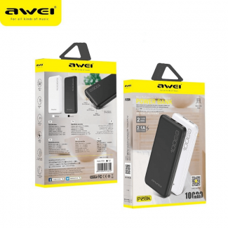 Awei P28K 10000mAh Power Bank with Fast Charging, Dual Ports, LED Display Price in Pakistan | LAPTAB