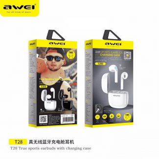 AWEI TWS T28 True Wireless Earbuds with Touch Control, Bluetooth, and Charging Dock Price in Pakistan | LAPTAB
