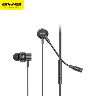 AWEI ES-180i In-Ear Gaming Earphones with Dual Microphone, Sub Woofers, and Volume Control Price in Pakistan | LAPTAB