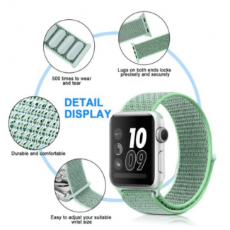 XIYU Nylon Loopback Velcro Apple Watch Strap for Series 1-5, Durable and Adjustable Price in Pakistan | LAPTAB
