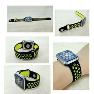 Apple Watch Nike Sport Band 38/42mm & 42/44mm Silicone Strap with Adjustable Velcro Price in Pakistan | LAPTAB